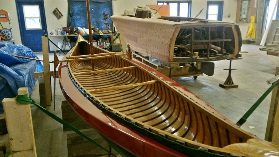 Peterborough Canoe wood frame